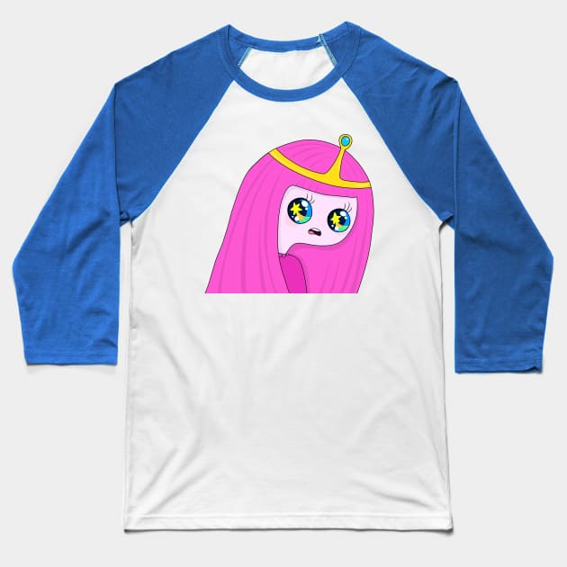 Princess Bubblegum Baseball T-Shirt by valentinahramov